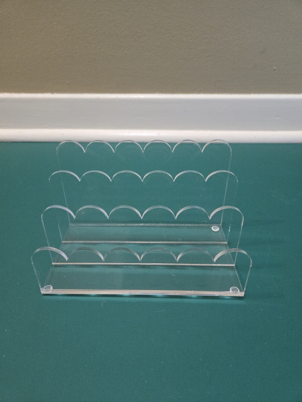 Clear Acrylic Tiered Organizer - Set of 2